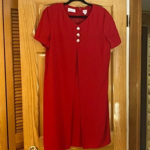 Red Liz Clairborne Dress size 12